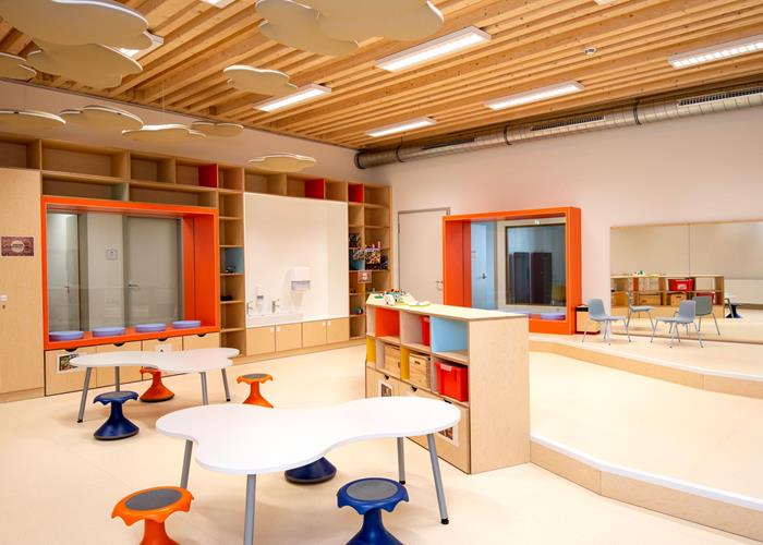 Aménagement intérieur sur mesure d’une école