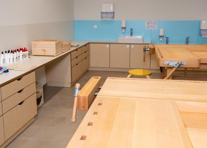 Aménagement intérieur sur mesure d’une école