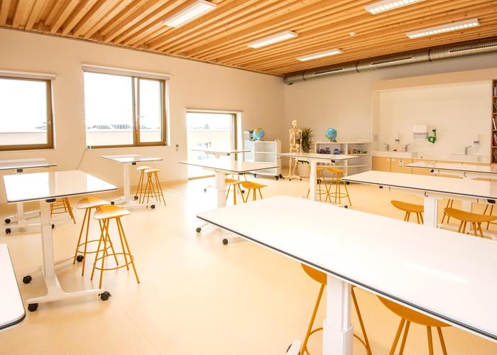 Aménagement intérieur sur mesure d’une école