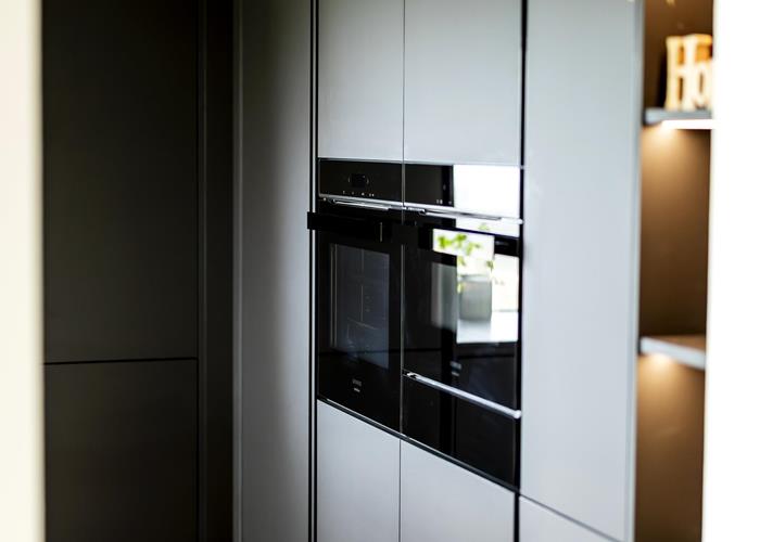 Une cuisine pensée autour de contrastes affirmés