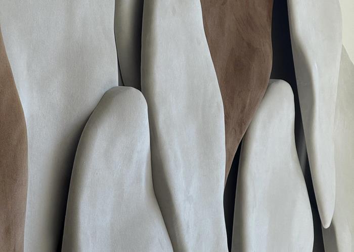 Elément acoustique en forme de feuille