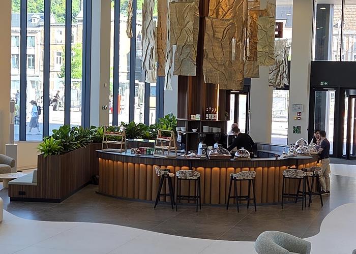 Barista - Aménagement des espaces de travail pour la compagnie d’assurances belge
