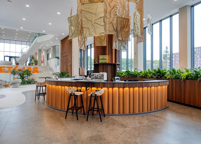 Barista - Aménagement des espaces de travail pour la compagnie d’assurances belge