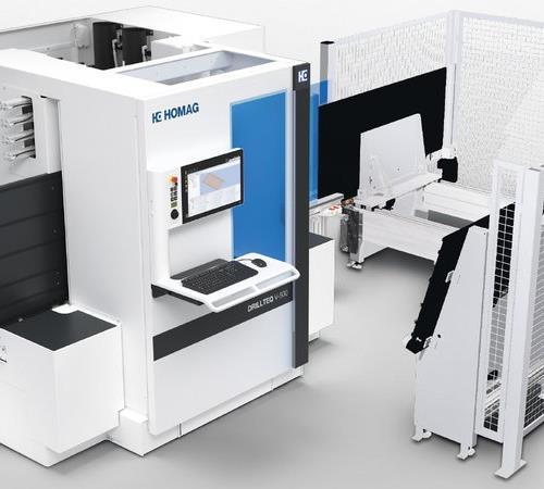 Neu bei Palm wood interior: Vertikales CNC-Bearbeitungszentrum DRILLTEQ V-500